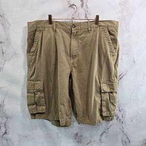 Gramicci Shorts Mens 40 Brown Tan Cargo 11 Inch Cotton Camp Bermuda Long